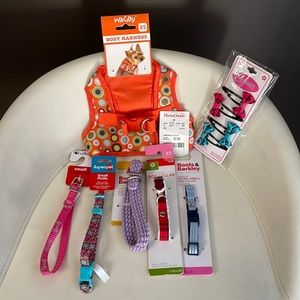 Dog 🐾🐶🐾 Harness, Collars and Hair Bows